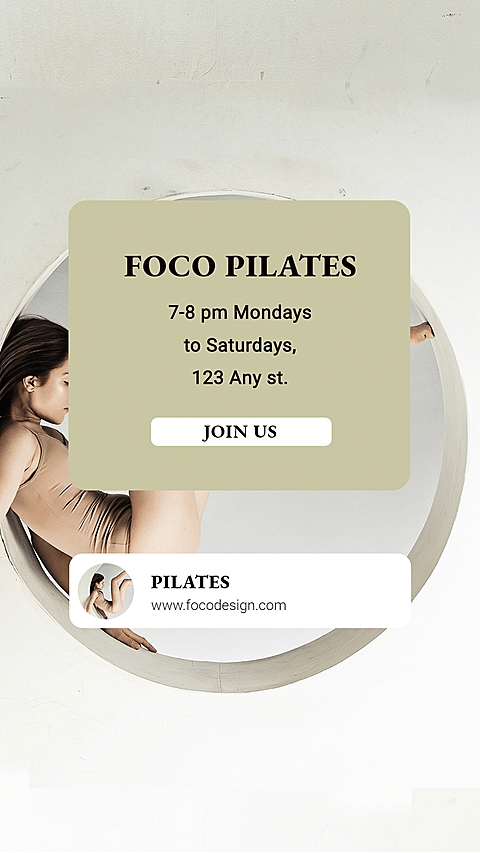 Literar Pilates Courses Promotion Ecommerce Story