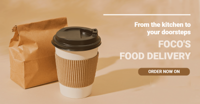 Food Delivery Service Promotion Ecommerce Banner