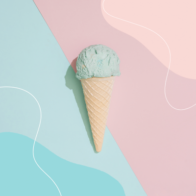 Food Blogger Ice cream Instagram Post Image