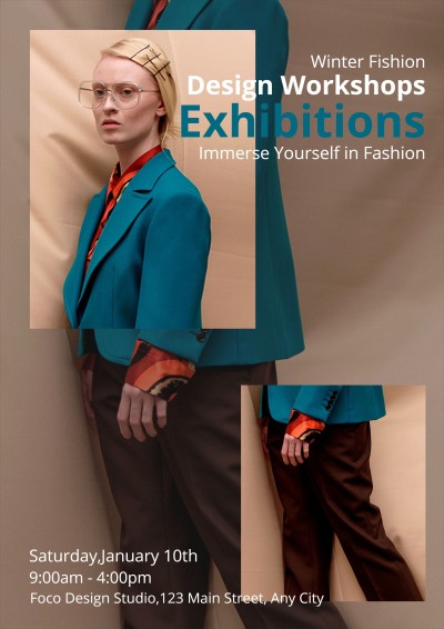 Winter Fashion Fair Propaganda Poster