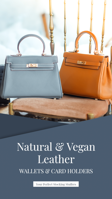 Fashion Leather Card Holders Promotion Ecommerce Story预览效果