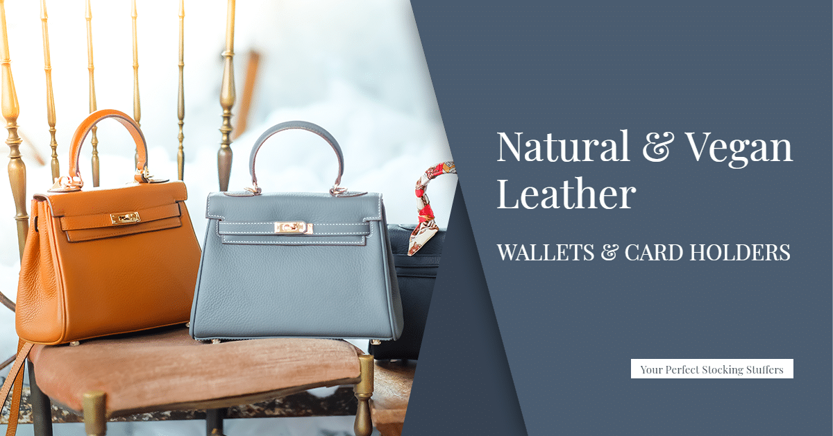 Fashion Leather Card Holders Promotion Ecommerce Banner预览效果
