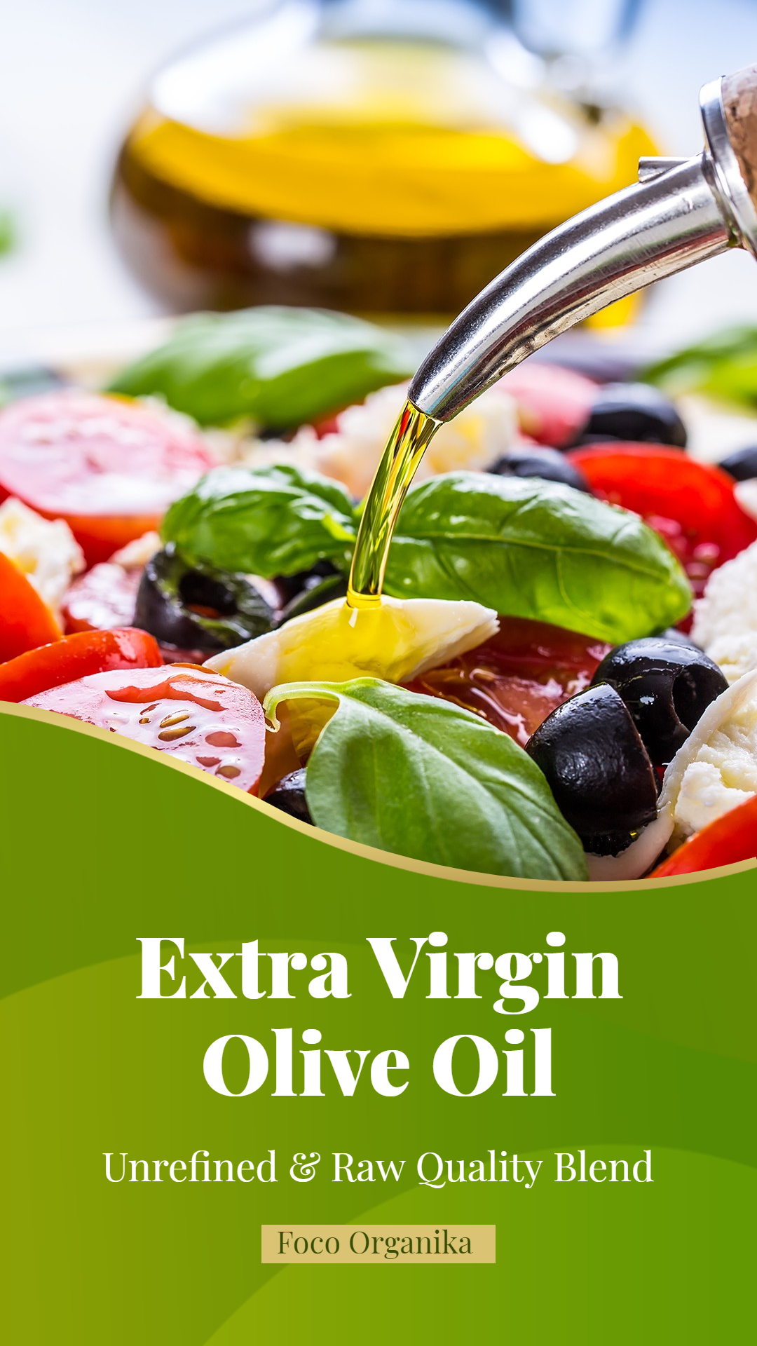 Fresh Virgin Olive Oil Advertisement Ecommerce Story