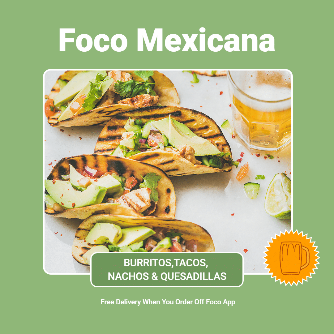 Fresh Mexicana Delicacy Free Delivery Promo Ecommerce Product Image