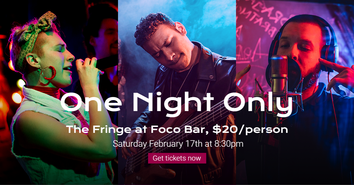 Fashion Band Live Performance Tickets Booking Ecommerce Banner预览效果