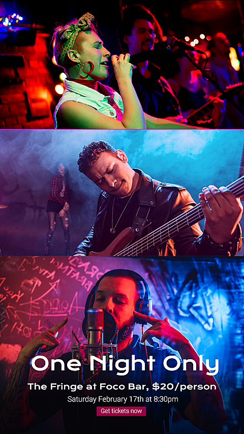 Fashion Band Live Performance Tickets Booking Ecommerce Story