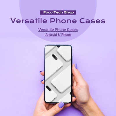 Creative Mobile Phone Shell Display Ecommerce Product Image