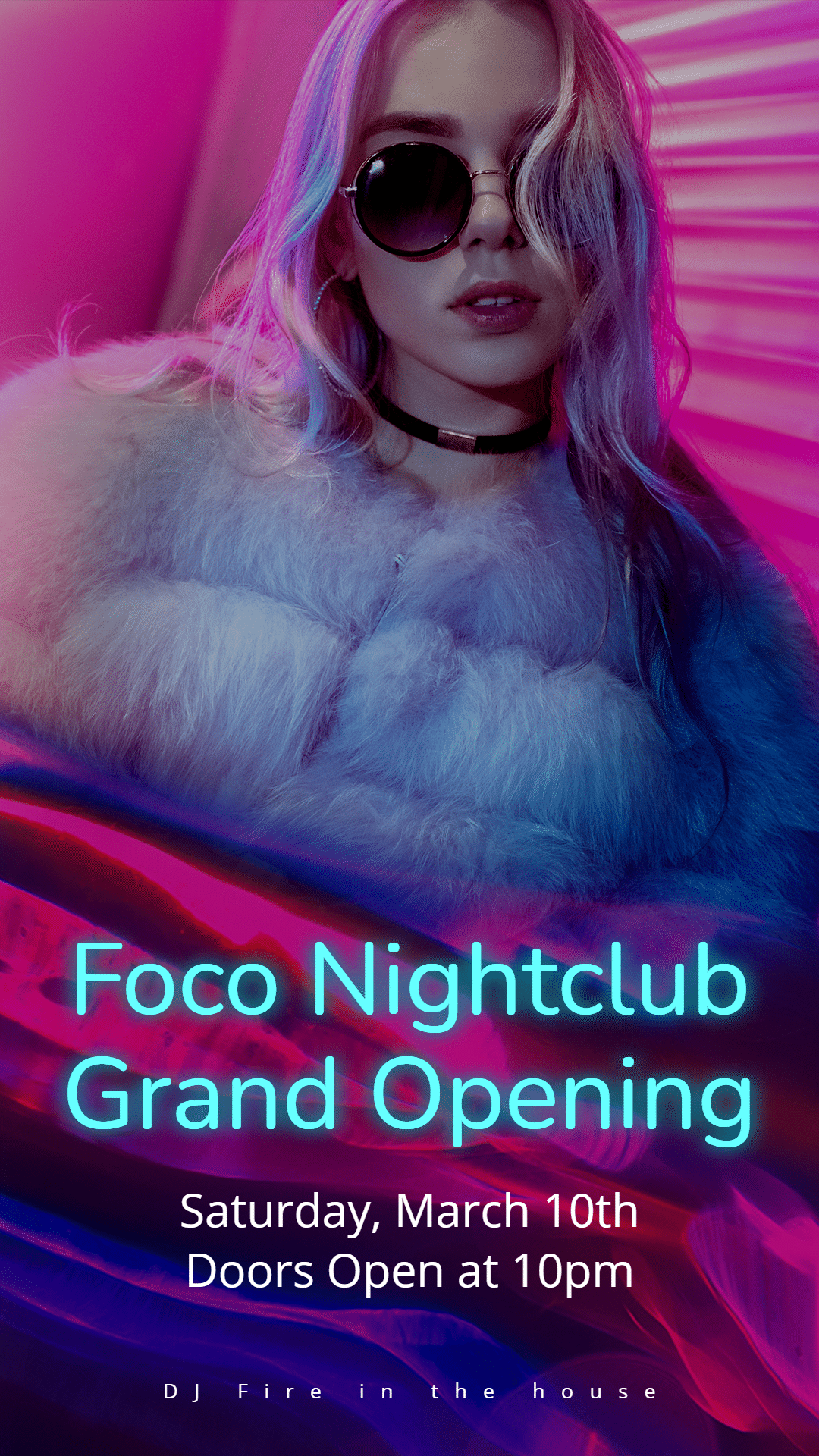 Fashion Nightclub Grand Opening Advertisement Ecommerce Story预览效果