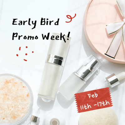 Fashion Skincare Products Early Bird Promo Week Ecommerce Product Image
