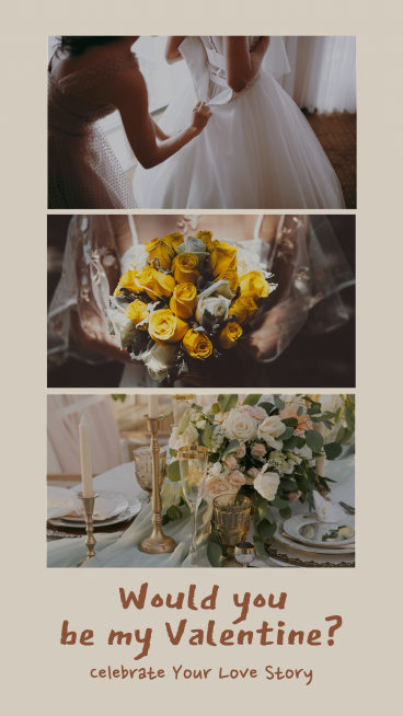 Literary Wedding Service Promotion Ecommerce Story预览效果