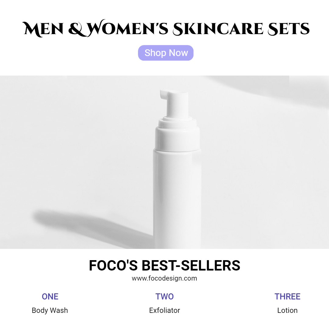 Skincare Best Selling Recommendation Ecommerce Product Image