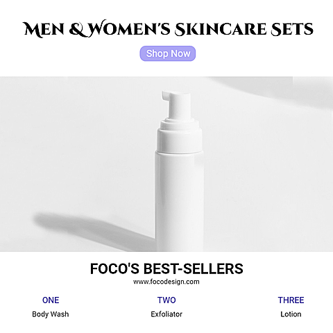 Skincare Best Selling Recommendation Ecommerce Product Image