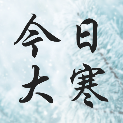 大寒节气冬季问候祝福公众号次图预览效果