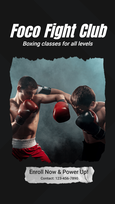 Creative Fight Club Promotion Ecommerce Story预览效果