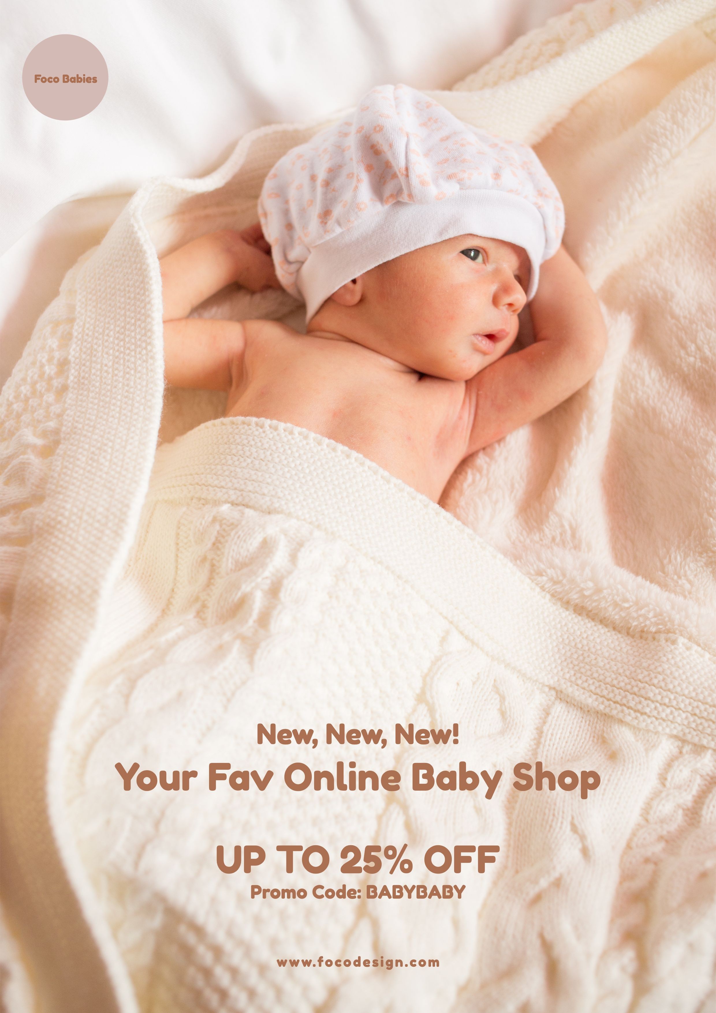 Baby Shop Products New Arrivals Propaganda Flyer