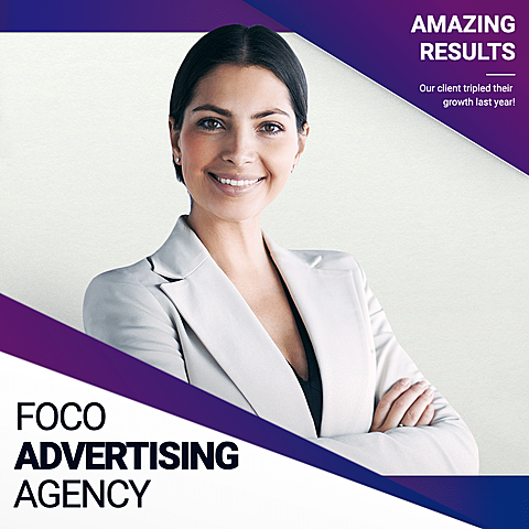 Advertisement Agency Template Simple Style Poster Ecommerce Product
