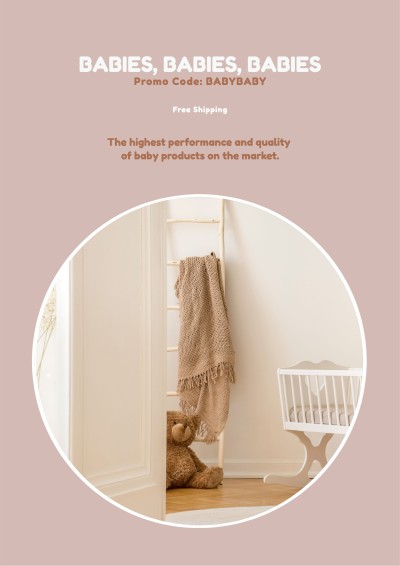 Baby Shop Products New Arrivals Promotion Flyer