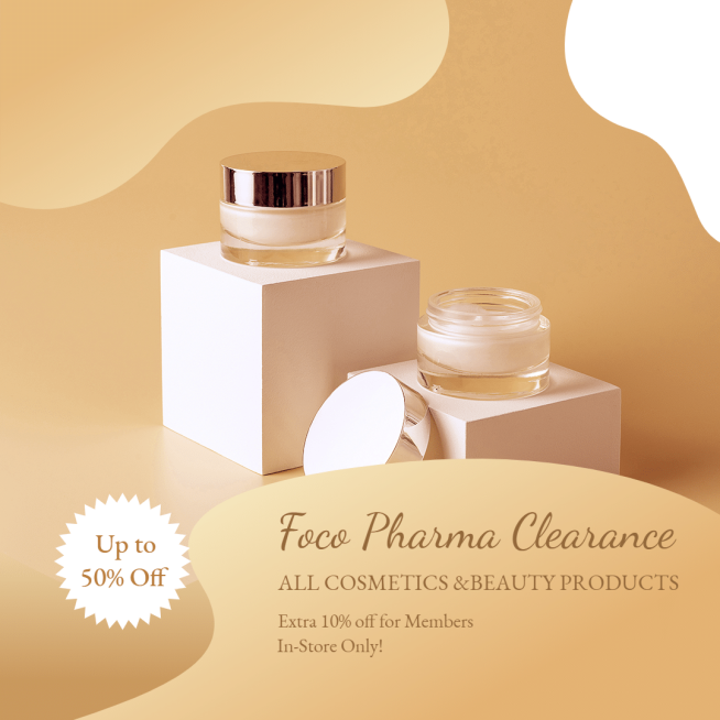 Luxury Cosmetics Discount Advertisement Ecommerce Product Image预览效果
