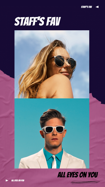 Creative Sunglasses Promotion Ecommerce Story预览效果