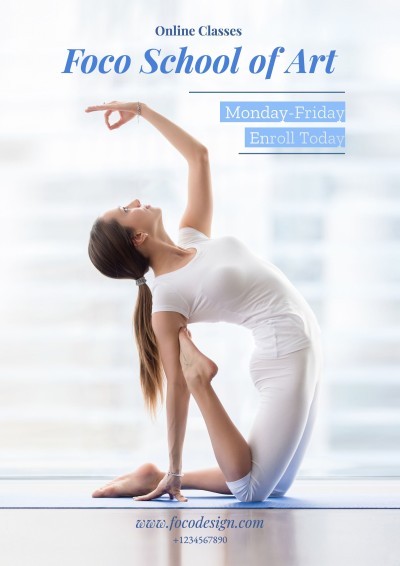 Commercial Yoga Online Training Course Propagating Poster