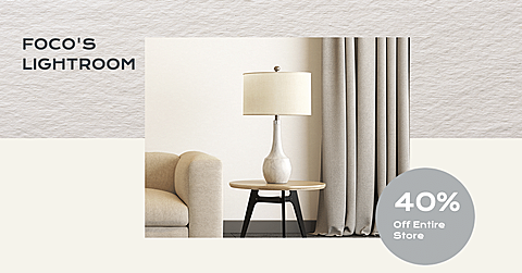 Lamps Offline Store Promotion Ecommerce Banner