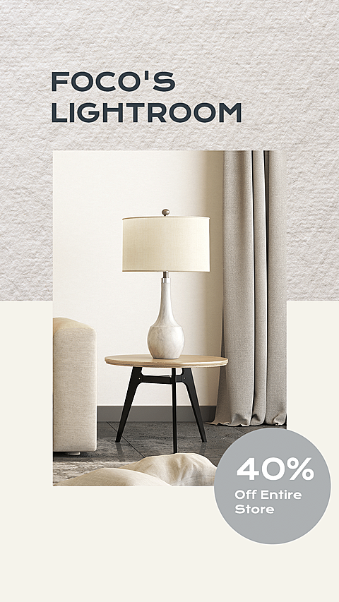 Lamps Lanterns Display Template Poster Ecommerce Story