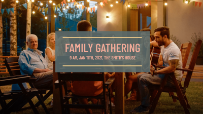 Family Gathering Facebook Event Cover