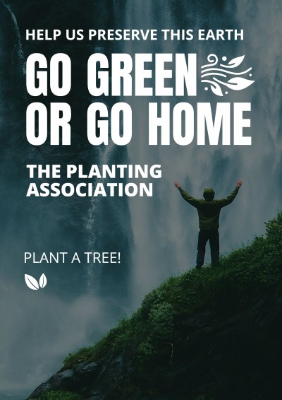 Public Concern Preserve The Earth Peopaganda Poster