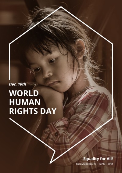 World Human Rights Day Propaganda Poster