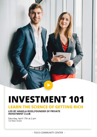 Investment Community Propaganda Commercial Use Poster