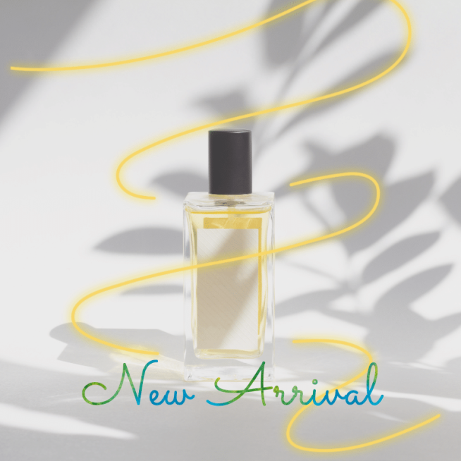 Perfume Fragrance New Product Arrival Mark Template预览效果