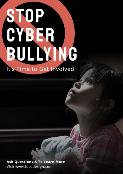 Stop Cyber Bullying Public Propagating Poster