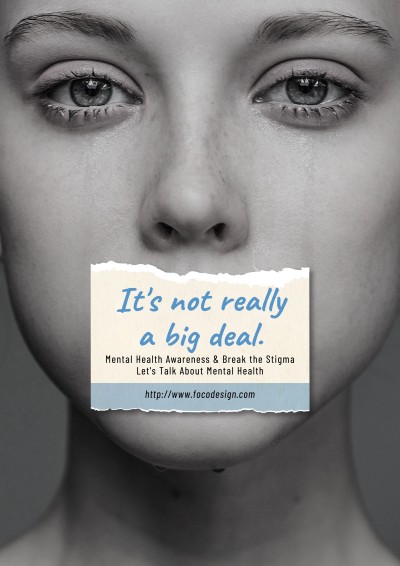 Public Welfare Mental Health Propagating Poster
