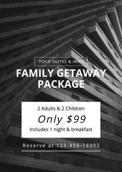 Hotel Service Introduction Propagating Poster