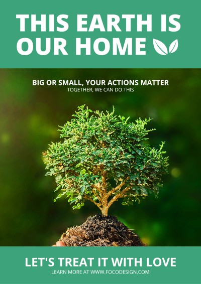 Environment Protection Public Propagating Poster