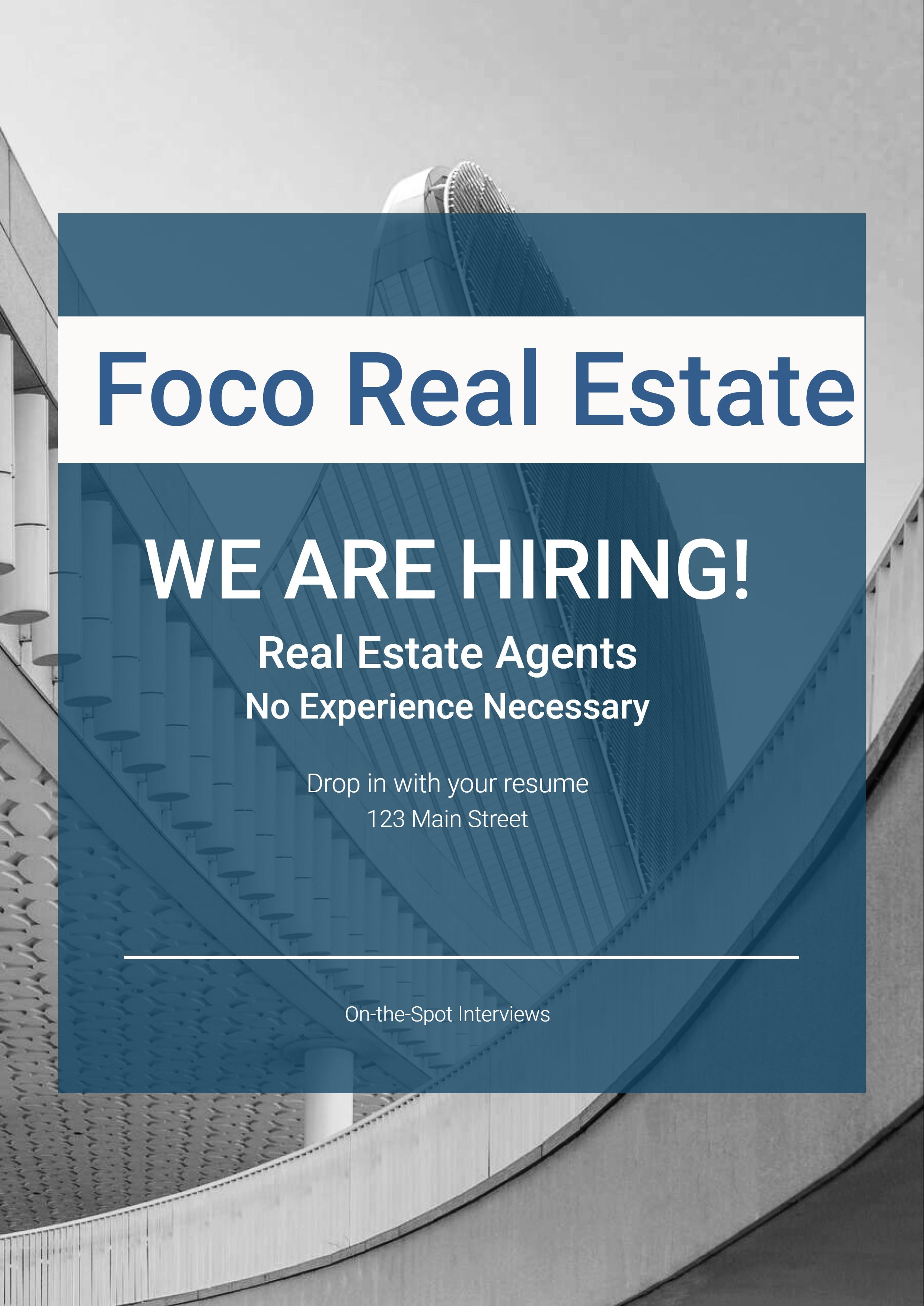 Real Estate Hiring LinkedIn Post