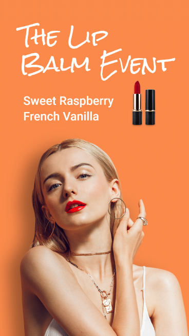 Fashion Lipsticks Giveaway Promotion Ecommerce Story预览效果