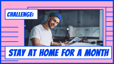 Creative Stay At Home Challenge YouTube Thumbnail