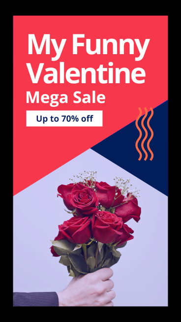 Valentine Sales Ecommerce Story预览效果