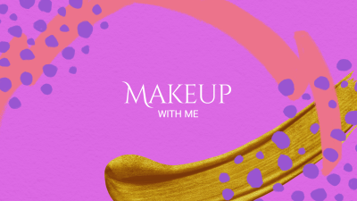 Makeup Beauty Blogger Channel YouTube Cover