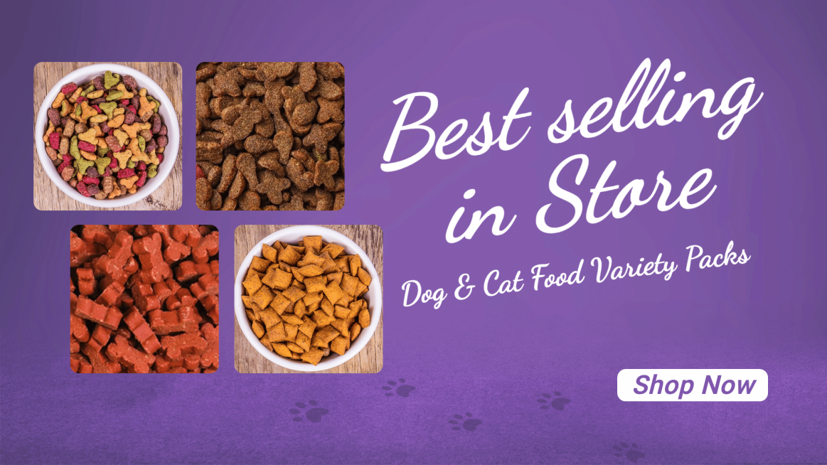 Simple Pet Food Store Promotion Ecommerce Banner预览效果