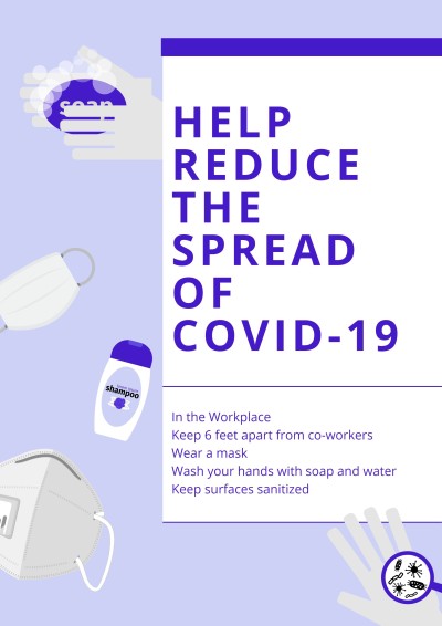 Novel Coronavirus Prevention Public Welfare Propagating Poster