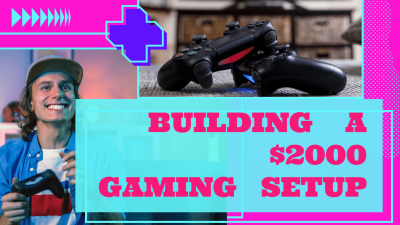 Fashion Gaming Setup Building YouTube Thumbnail