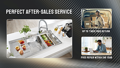 Simple Perfect Kitchen Ware After-Sale Service Ecommerce Banner