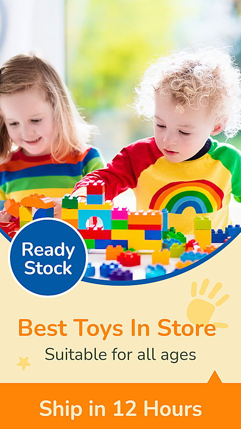 Children's Toys Promo Fast Shipping Ecommerce Story
