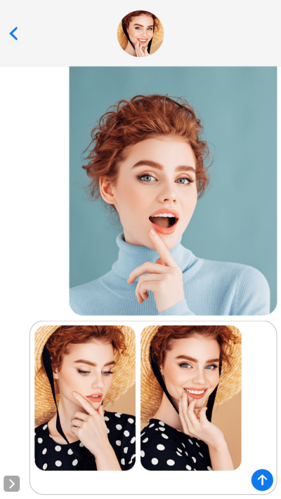Simple Fashion Interface Simulation Smile Woman Instagram Story