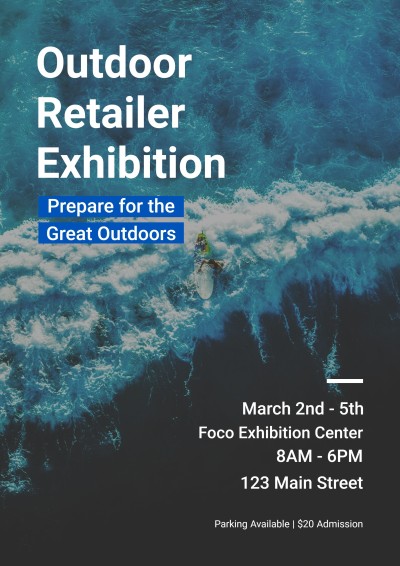 Outdoor Retailer Exhibition Propaganda Poster