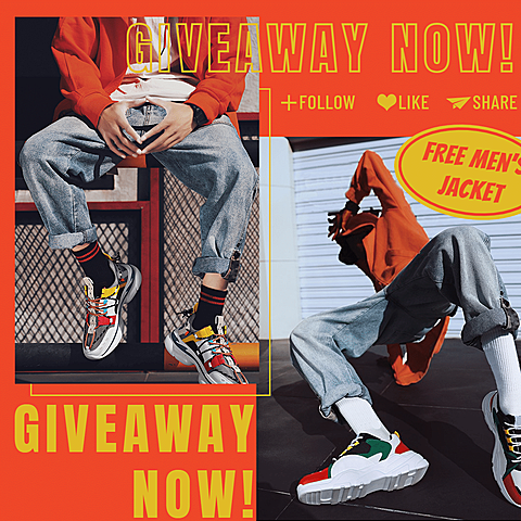 Fashion Men's Clothing Giveaway Ecommerce Story