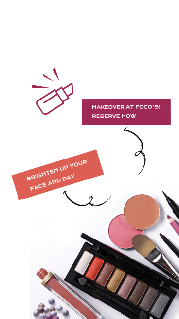 Fashion Makeup Services Promo Ecommerce Story预览效果