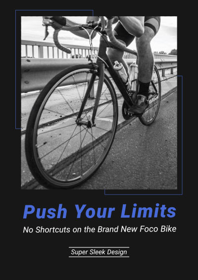 Bicycle New Arrival Propaganda Commercial Use Poster